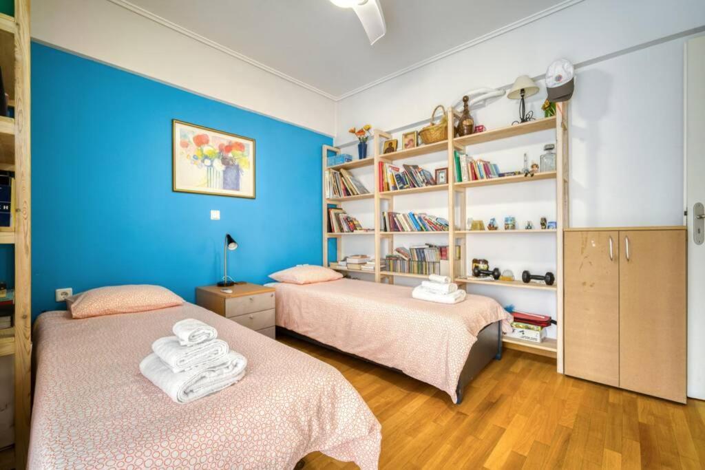 Spacious Family Flat Near Parthenon Free Parking Athen Exterior foto