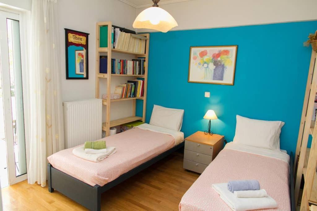 Spacious Family Flat Near Parthenon Free Parking Athen Exterior foto