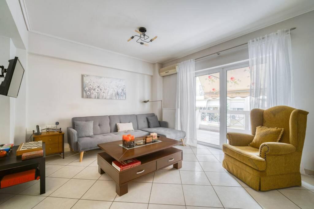 Spacious Family Flat Near Parthenon Free Parking Athen Exterior foto