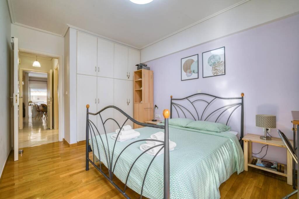 Spacious Family Flat Near Parthenon Free Parking Athen Exterior foto
