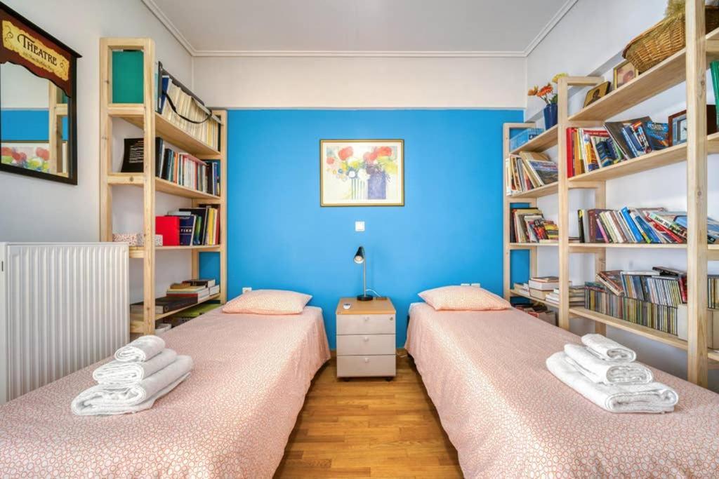 Spacious Family Flat Near Parthenon Free Parking Athen Exterior foto