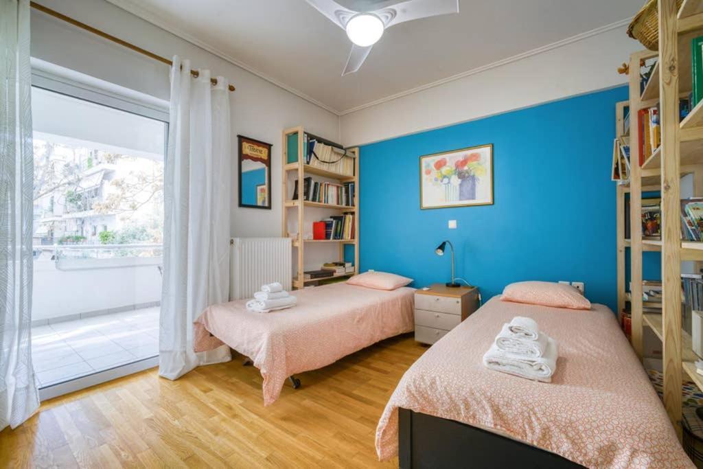 Spacious Family Flat Near Parthenon Free Parking Athen Exterior foto